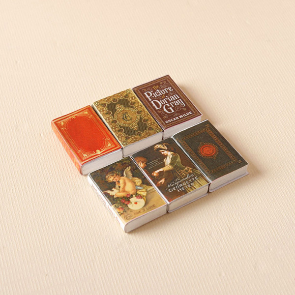 6st 1:12 Dockhus Miniatyr Serietidning Små böcker Minimodell