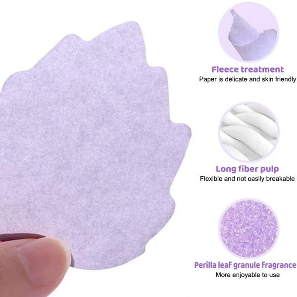 100 ark oliekontrol makeup ansigtsrens papir ansigtsolie-absorberende
