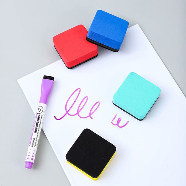 10 st EVA Whiteboard Suddgummi Kontorsmaterial Tvåfärgad Magnetisk A2