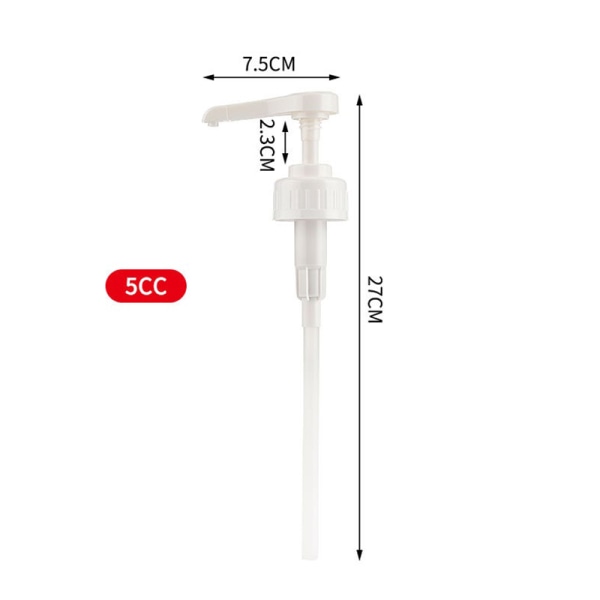 1100ml Kaffesirup Dispenser Multi-Function Honning Sauce Ketchu 5CC