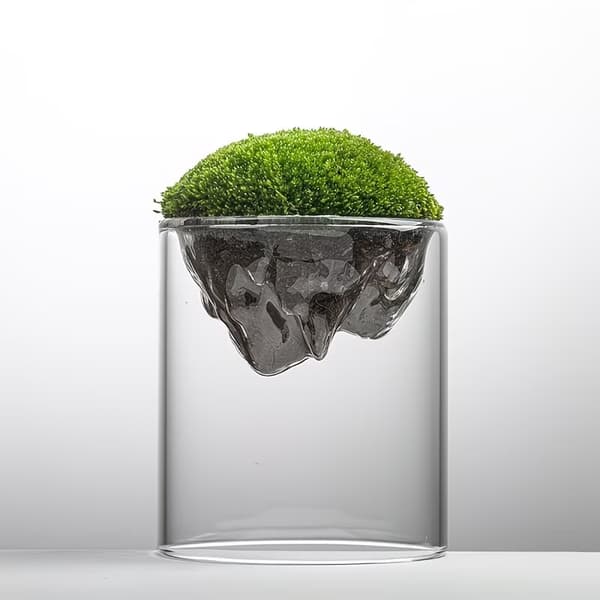 Glas Terrarium Til Bjergudsigt Mos er Hydroponisk Beholder A5
