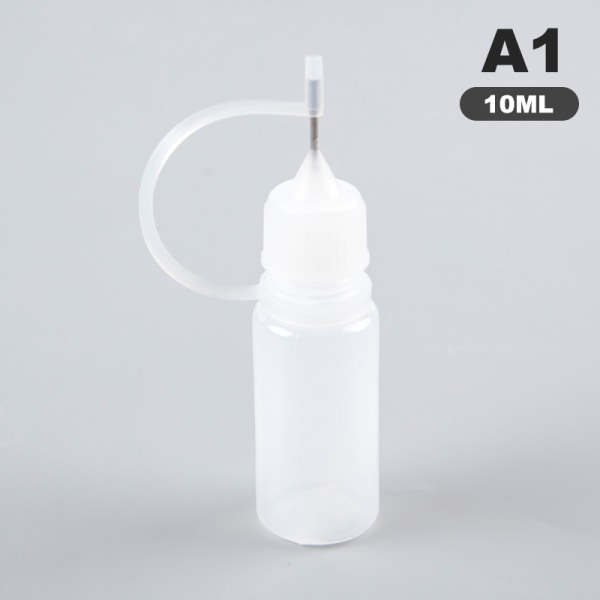10 stk Tiplim 10ml Applikator Flaske Tube Sub-aftapning Pinhole 10ML
