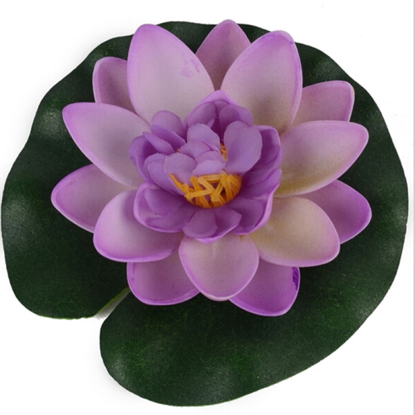 Hotsale DIY kunstigt vand Lotus Floating Flower Fish Tank SP Purple