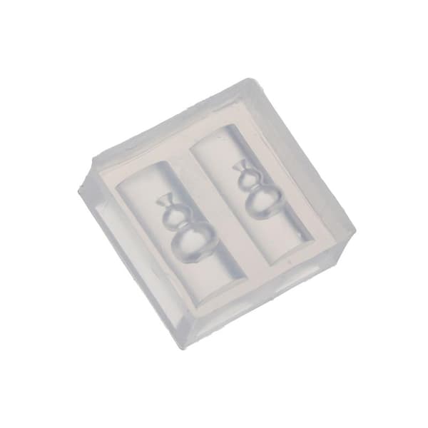 Silikon negleform 3D Mini Vaser Neglemaler Designverktøy Tra