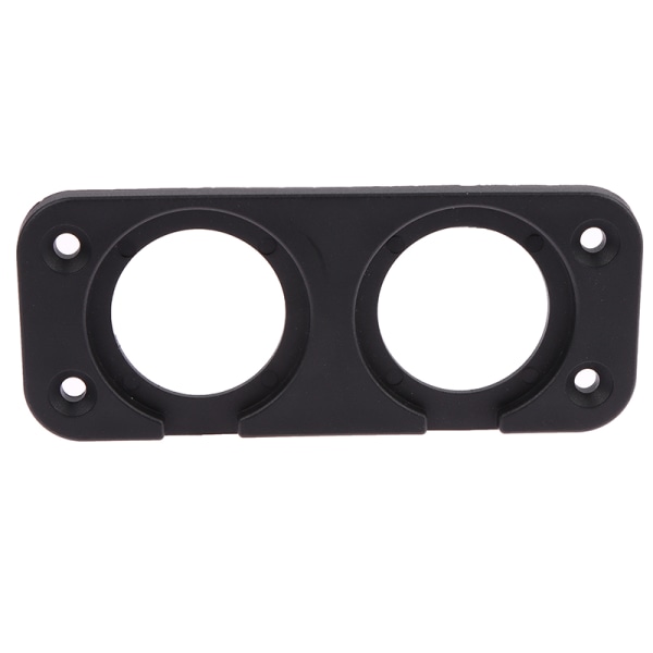 1/2/3/4 hål USB uttag Panel Svart ABS-hus Hållare K A2