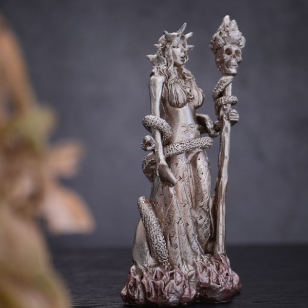 Gudinde Statue Angel Dancer Troldmænd Figur Ornament Vind Gold e66f | Gold | Fyndiq