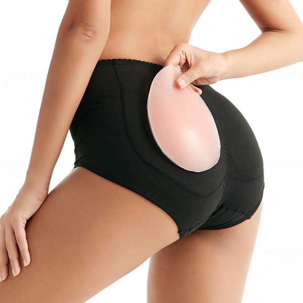Kvinnor Sexig silikoninsats Hip Up Butt Lifter Buttocks Removable 300G