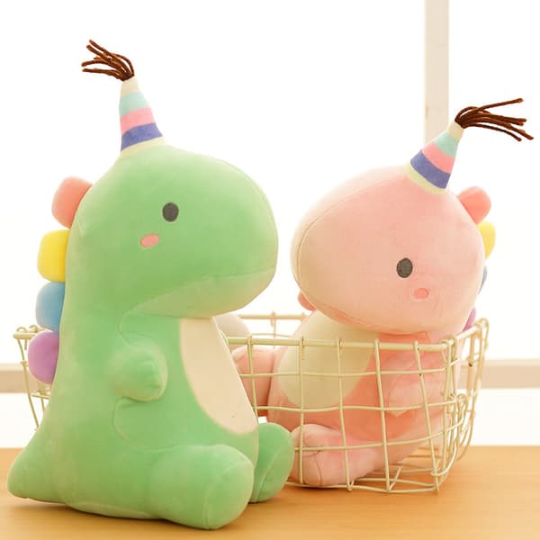 Kawaii Plush Toy e Dragon Plushies Candy Doll Gift Pink