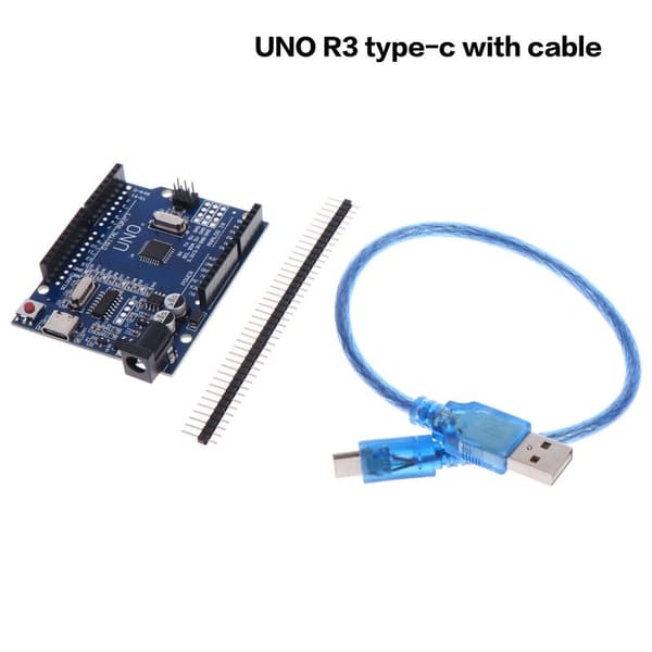 For R3 MEGA328P UNO R3 utviklingskort + USB-kabel ATMEGA328P TYPE-C With cable