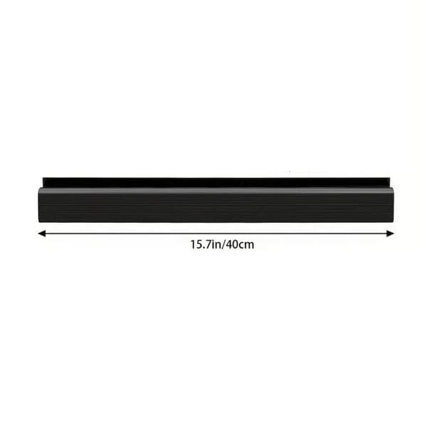 40 cm PVC kabelbakke under skrivebordet uden boring ledningsskjuler Black