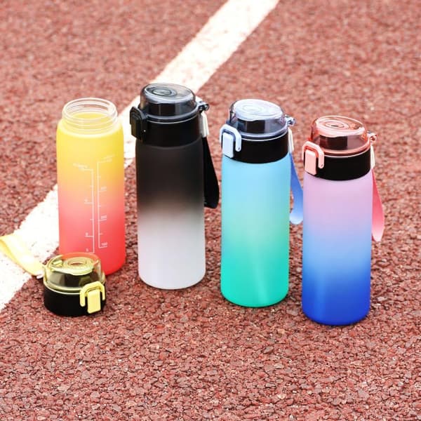 500ML Sportvattenflaska med stor kapacitet, gradientfärgkopp B