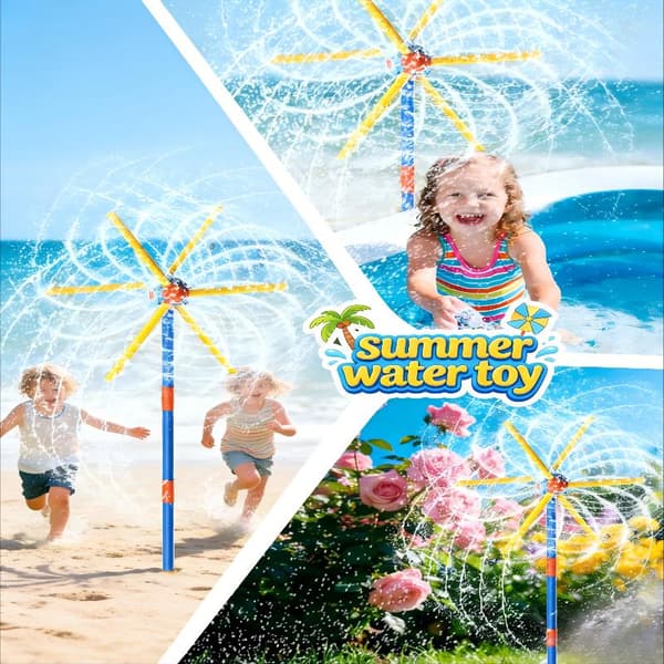 Vattenpridare i form av väderkvarn för barn, sommarleksaker