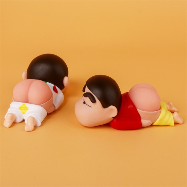 PVC-statue Model e Q-bombe Butt Crayon Shin-chan figur Nohara S