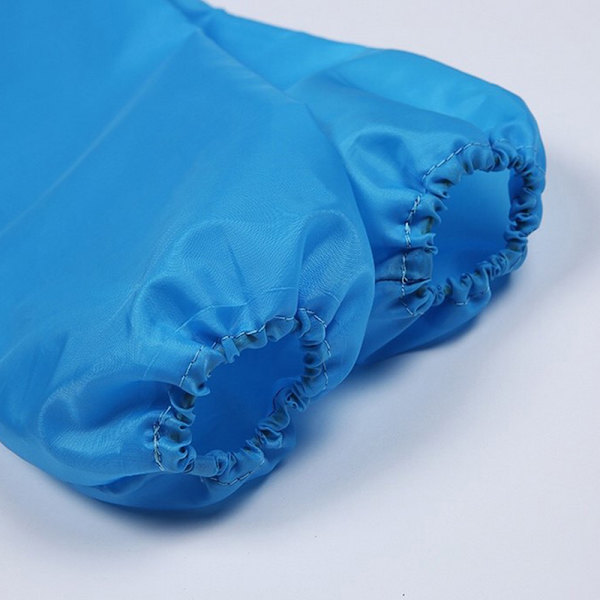 1 st barnförkläde för målarskola smock bärbar långärmad W blue L