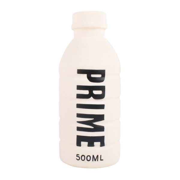 Anti-Stress Prime juomapullon lievityslelu Pehmeä täytetty latte C White