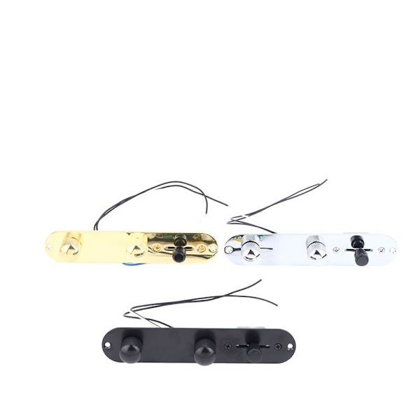 1PC Way Wired Loaded Prewired Harness 3-vejs switch-knapper lineær Black