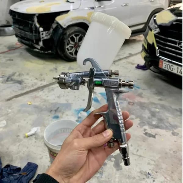 Slitesterk Plastmaling Spray Sidekopp Flere Kapasiteter Lekkasjesikker A3