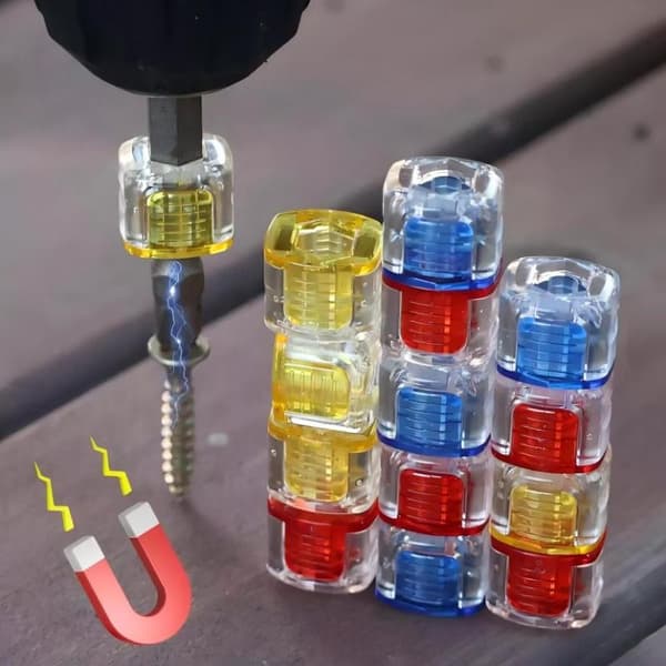 1/3/5/10 stk. Bit magnetisk ring Mini magnetiserings-/demagnetiseringshylse 5Pcs