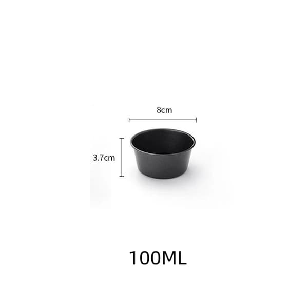 1/5 STK Muffinform Kompakt Design Nem Frigørelse Effektiv Opbevaring 200ML