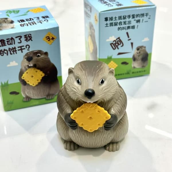 1 st skrikande murmeldjursljudleksaker Hamster Fat e Actionfigur