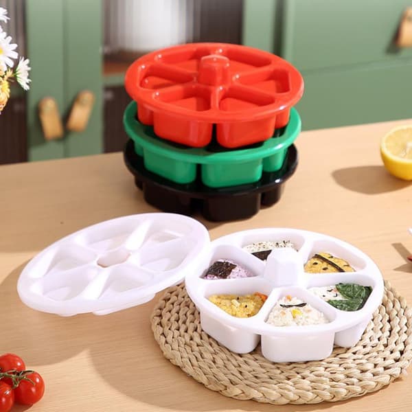 Risbollform Triangulär Bento Lunchlåda Sushi Tillverkningsverktyg B