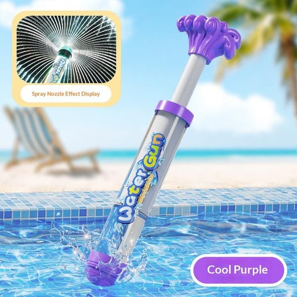 Vatten för barn Sommar Dragtyp Vattenblästrare Soaker Squirt F Yellow