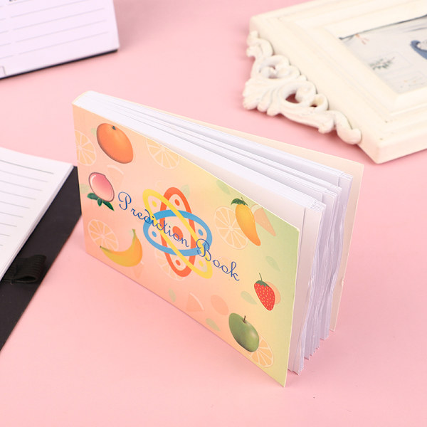 Prediktionsbok (frukt) Magic trick Förutsäg den utvalda frukten C