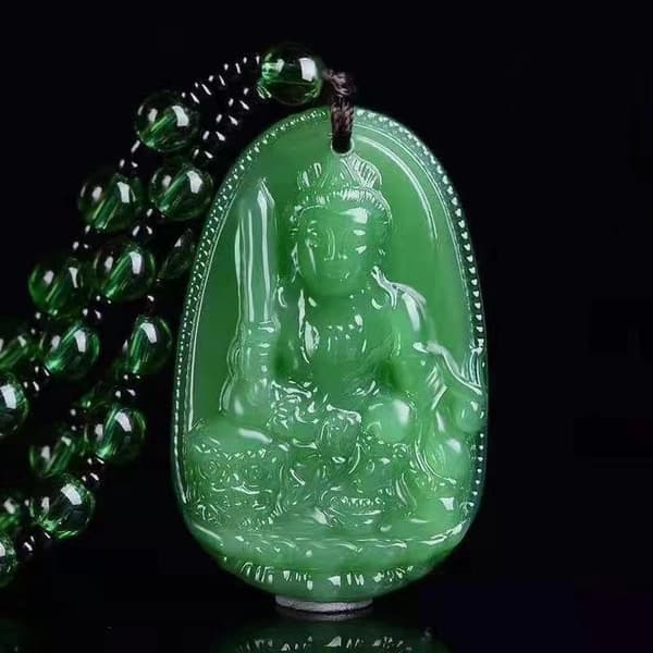 Lucky Amulet Buddha Bodhisattva Halskæde til mænd kvinder lang Swe A6