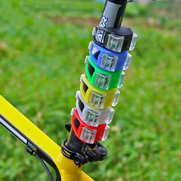 Cykelljus 6 Generation Frog Light AG10 Batteri Silikon Lig green