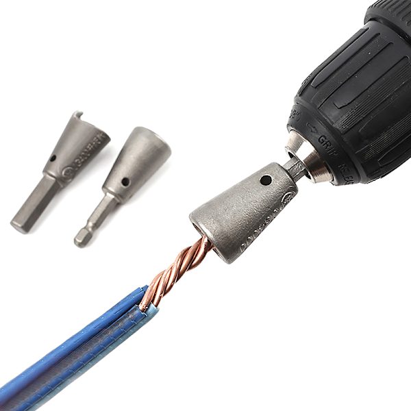 Elektriker Wire Twist Tool For Power Bore Driver Twisted T