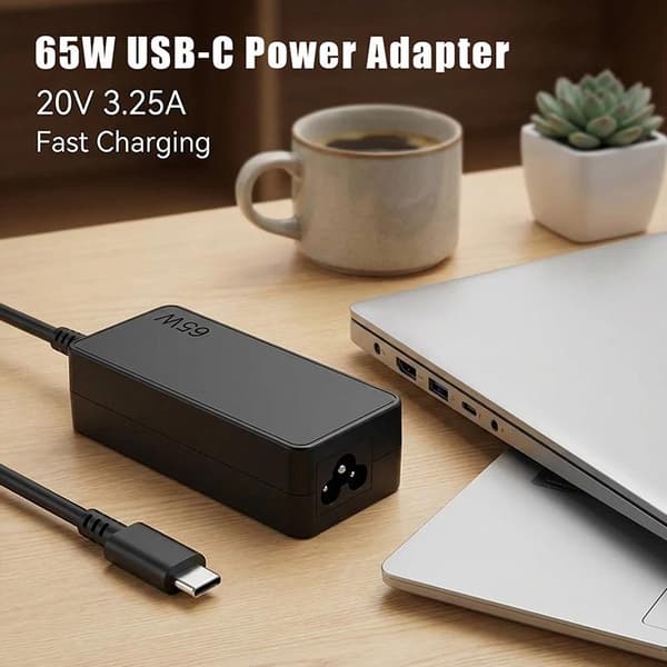 NY 20v3.25a 65w Type-c strømadapter bærbar lader kompatibel A