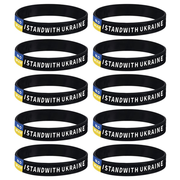 1PC Fodbold Ukraine Land National Flag Armbånd Sport Elasti C