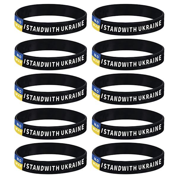 1PC Fodbold Ukraine Land National Flag Armbånd Sport Elasti E