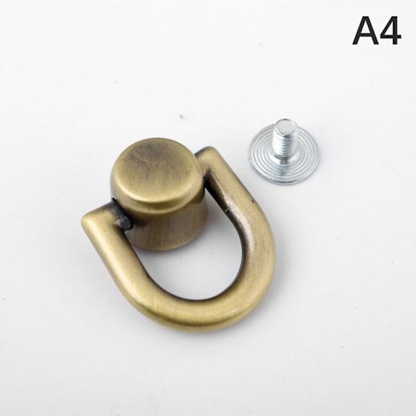 Metallveske Nagle Nail Spenne Studs Button Håndveske Beltehenger Le A4