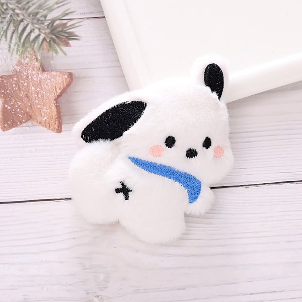 Sarjakuva Pehmo Doll Rintaneula Melody Kuromi Koristeellinen ja Pins Bag A White