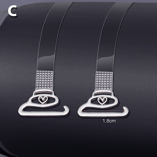 1Pair Bra Accessories Bran olkahihna naisten säädettävä koukku C