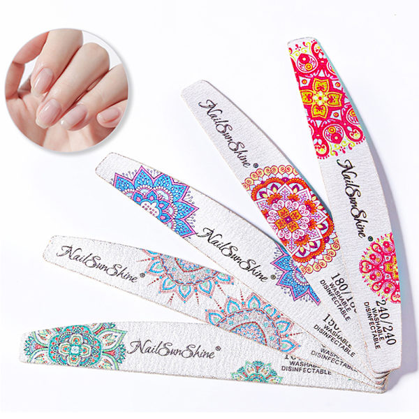 1st Nagelfil Dubbelsidigt Sandpapper Stark Tjock Professional A1