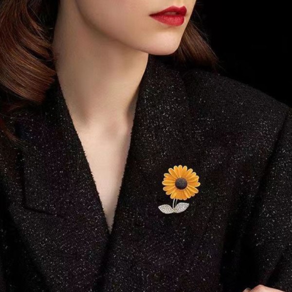 Creative And e Sunflower Broscher Modedesign Kläder Access