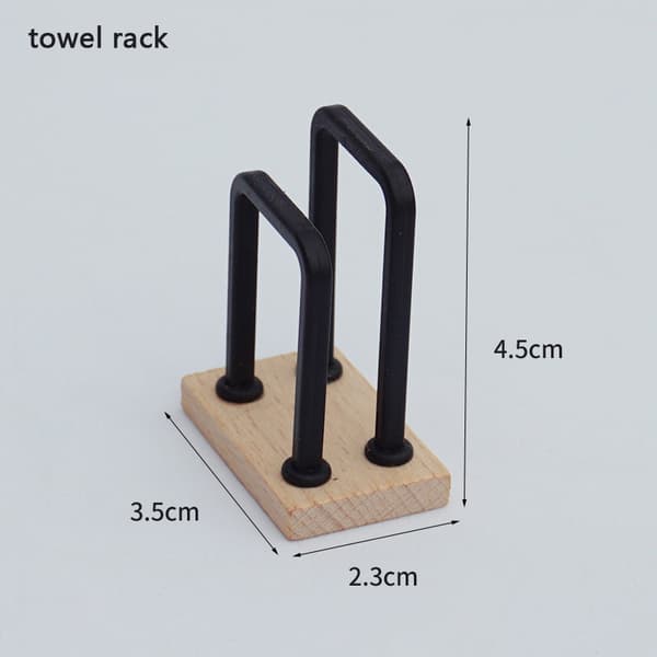 1/12 Dukkehus Håndvask Kar Toilet Model Dukkehus Mini Bathro A4