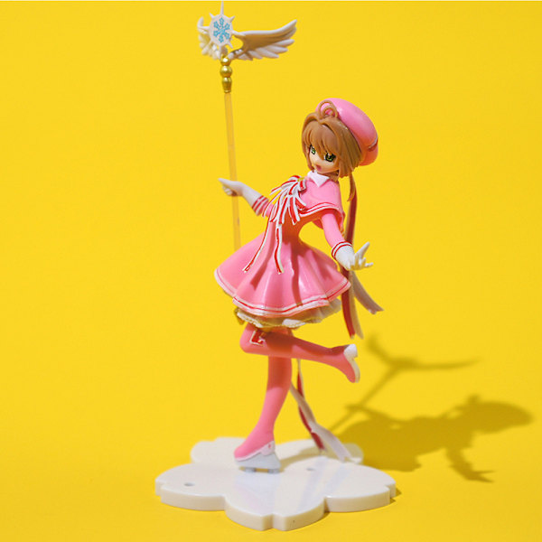 Anime Lovely Pink Card Captor SAKURA Action Figurer-modeller