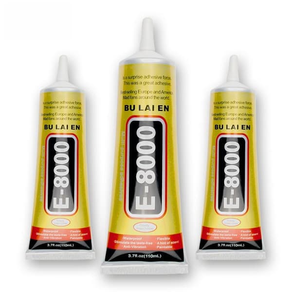 1/5 st 15/50 ml E8000 Multifunktionellt flytande lim Superstarkt häftämne 50ML 1PCS