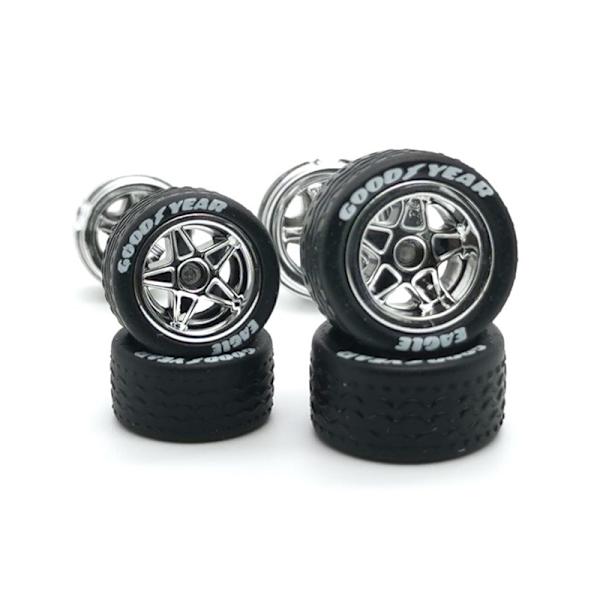 1Set 1/64 Legeringsbil Stort litet hjul BSC-D Serie 10,8mm+12,8mm C