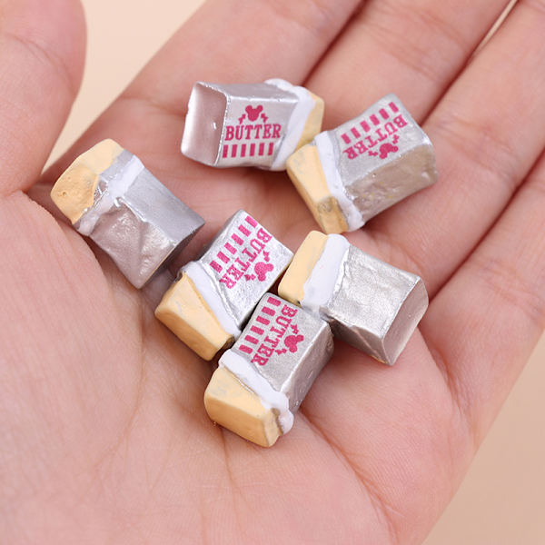 6st Simuleringssmör Miniatyr låtsaslek Kök DIY Brea