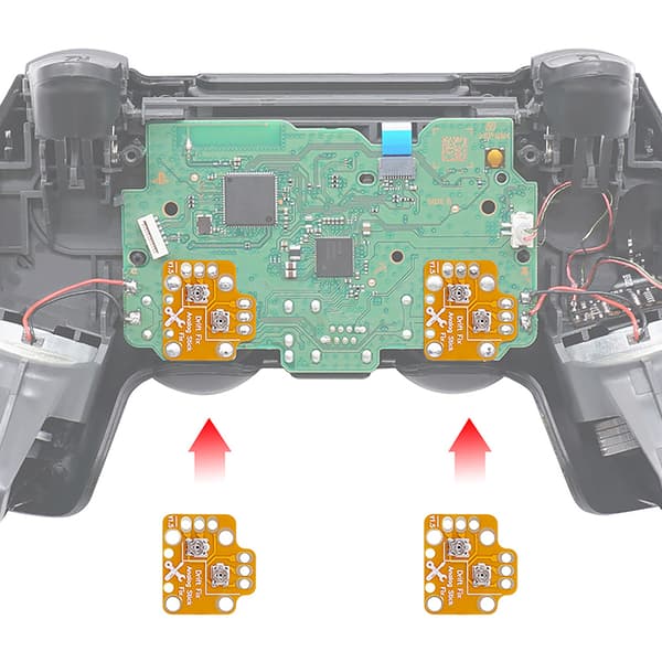 10 kpl Analog Stick Drift Fix Mod Reset Drift Thumbstick Resist Black