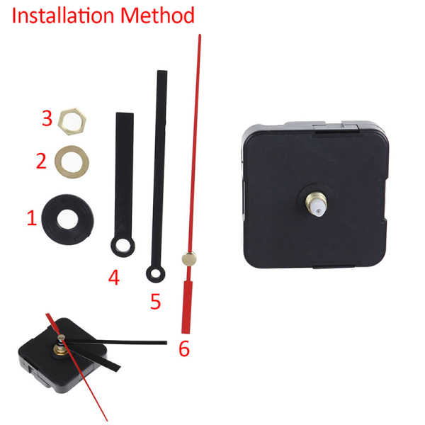 1Set Silent Quartz Clock Movement Clockwork Mechanism Kit DIY