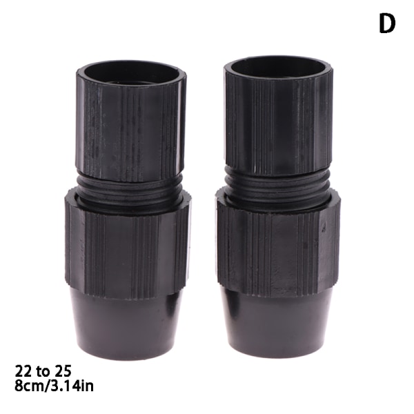 Teleskopisk rörkoppling Dip Net Pole Telescoping Pipe Twist C D