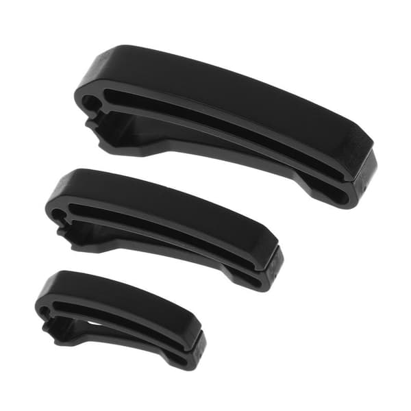 10 stk. plastik fastgørelsesclips til webbing, hurtig slip keeper webbing R2510