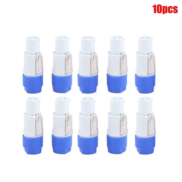 2/10 stk. 20A stik hanstik NAC3FCA NAC3FCB fatning NAC3MPA White 2Pcs
