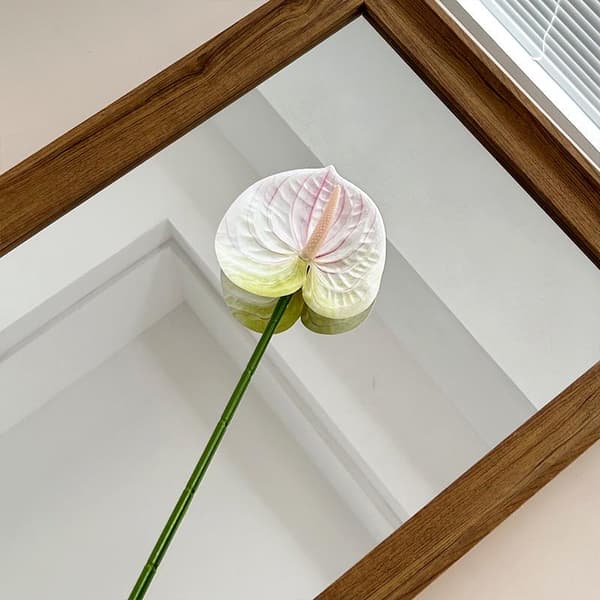 Kunstig blomst til dekoration, pynt, dekorativt blad A4