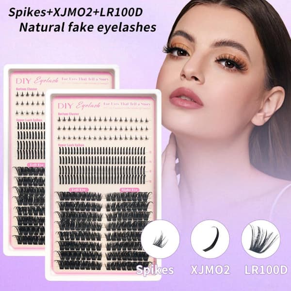 Vipper med DIY Spiky Under-vipper og Wispy Vipper 40D
